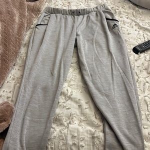 grey adidas sweatpants